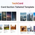 TechCard – Tailwind CSS 3 Card HTML Template