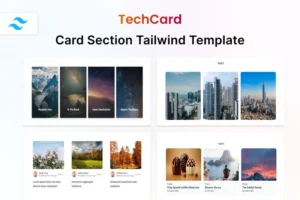 Mua TechCard - Tailwind CSS 3 Card HTML Template giá rẻ