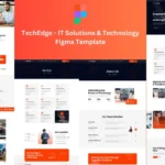 TechEdge – IT Solution & Technology Figma Template