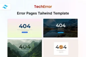 Mua TechError - Error Page HTML Template giá rẻ