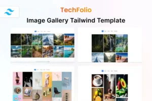Mua TechFolio - HTML & Tailwind CSS Portfolio Template giá rẻ