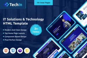 Mua Techin – IT Services and Technology HTML Template giá rẻ