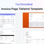 TechInvoice – Invoice Page Tailwind HTML Template