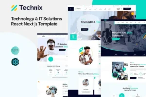 Mua Technix - Technology & IT Solutions React Next js giá rẻ