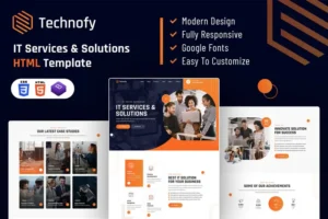 Mua Technofy | IT Services & Solutions HTML Template giá rẻ