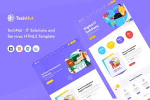 Mua TechNut - IT Solutions and Services HTML5 Template giá rẻ