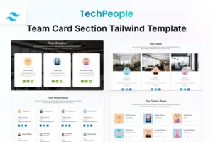 Mua TechPeople - Team Card Tailwind & HTML Template giá rẻ