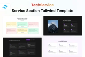 Mua TechService - HTML & CSS Service Template giá rẻ