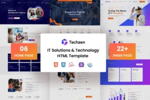 Mua Techzen - IT Solutions & Technology HTML Template giá rẻ