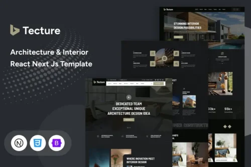 Mua Tecture - Architecture React Next Js Template giá rẻ