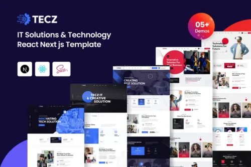 Mua Tecz - IT Solutions React Next js Template giá rẻ