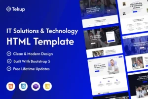 Mua Tekup - Technology IT Services Html Template giá rẻ