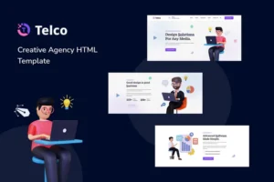 Mua Telco - Creative Agency HTML Template giá rẻ
