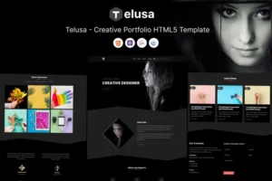 Mua Telusa - Creative Portfolio HTML5 Template giá rẻ