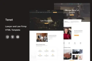 Mua Tenet - Lawyer and Law Firm HTML Template giá rẻ