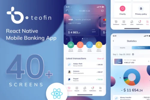 Mua Teofin - Mobile Banking React Native App giá rẻ