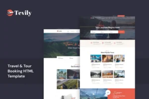 Mua Tevily - Travel & Tour Agency HTML Template giá rẻ