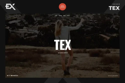 Mua Tex - Creative One Page Portfolio Template giá rẻ