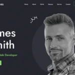 Thames – One Page Personal Portfolio Vue NuxtJS Te