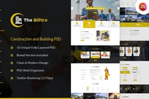 Mua The Billtro - Construction HTML Template giá rẻ
