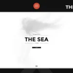 The Sea – Responsive Coming Soon Page