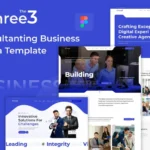 The3 – Business Consulting Figma Template