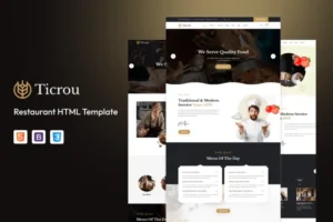 Mua Ticrou - Restaurant HTML Template giá rẻ