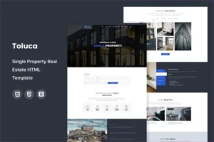 Mua Toluca: Single Property Real Estate HTML Template giá rẻ