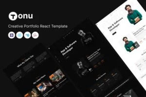 Mua Tonu - Creative Portfolio React Template giá rẻ