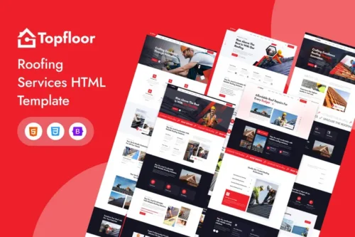 Mua Topfloor - Roofing Services HTML Template giá rẻ