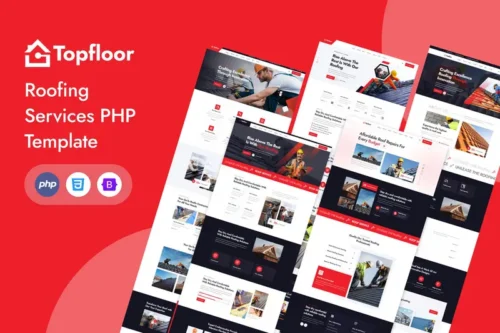 Mua Topfloor - Roofing Services PHP Template giá rẻ