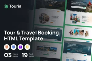 Mua Touria - Tour & Travel Booking HTML Template giá rẻ
