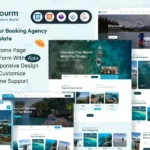 Tourm – Travel & Tour Booking Agency HTML Template
