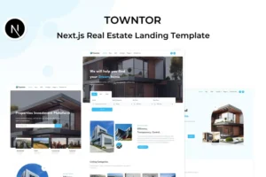 Mua Towntor - Next.js Real Estate Template giá rẻ