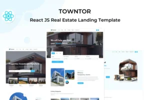 Mua Towntor - React Js Real Estate Template giá rẻ