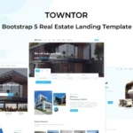 Towntor – Real Estate Bootstrap 5 Landing Template