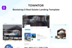 Mua Towntor - Real Estate Bootstrap 5 Landing Template giá rẻ