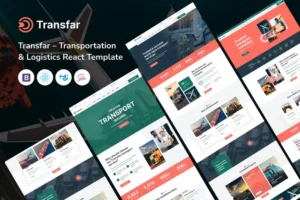 Mua Transfar – Transport & Logistic React Template giá rẻ
