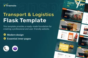 Mua Translo - Transport and Logistics Flask Template giá rẻ
