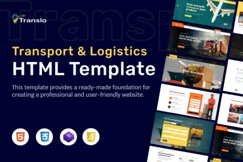 Mua Translo - Transport and Logistics Html Template giá rẻ