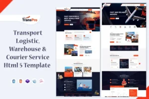 Mua TransPro - Transport, Logistic, Warehouse Template giá rẻ