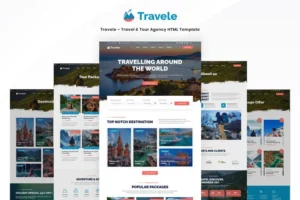 Mua Travele – Travel & Tour Agency HTML Template giá rẻ