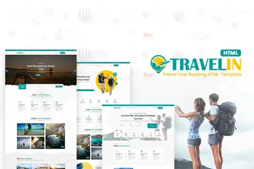 Mua Travelin - Travel Tour Booking HTML Templates giá rẻ