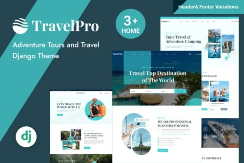 Mua TravelPro - Tour and Travel Agency Django Template giá rẻ