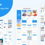 Travgo – Travel Mobile App HTML Template