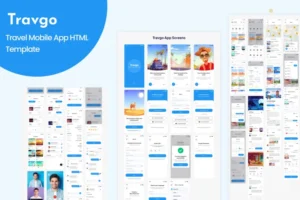 Mua Travgo - Travel Mobile App HTML Template giá rẻ