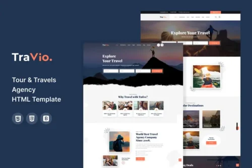 Mua Travio - Tour & Travels Agency Template giá rẻ