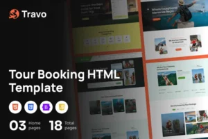 Mua Travo - Tour Booking Html Template giá rẻ
