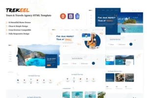 Mua Trekee-Tours & Travels Agency HTML Template giá rẻ