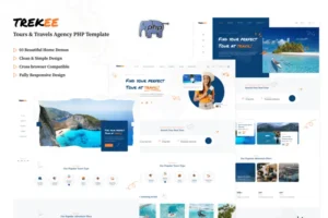 Mua Trekee-Tours & Travels Agency PHP Template giá rẻ